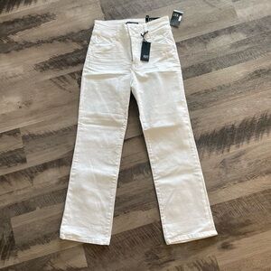 Kut from the Kloth - white Kelsey high rise jeans